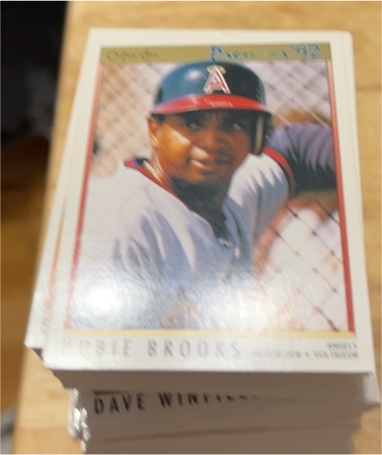1992 O-Pee-Chee Premier #198 Hubie Brooks — front
