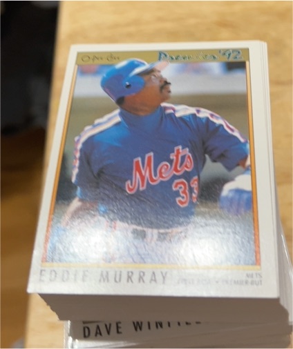 1992 O-Pee-Chee Premier #193 Eddie Murray — front