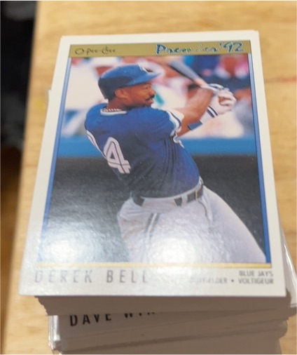 1992 O-Pee-Chee Premier #54 Derek Bell — front