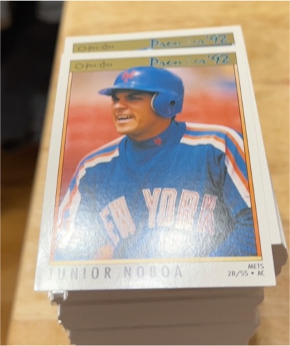 1992 O-Pee-Chee Premier #187 Junior Noboa — front