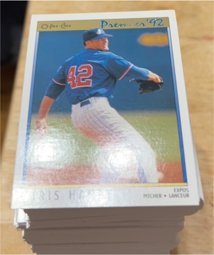 1992 O-Pee-Chee Premier #186 Chris Haney — front