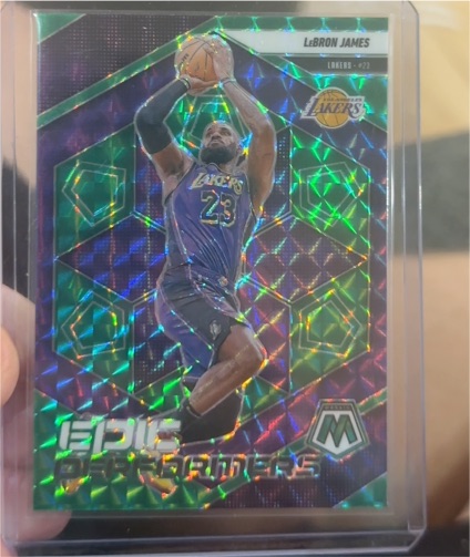 2024-25 Panini Mosaic #2 LeBron James Epic Performers — front