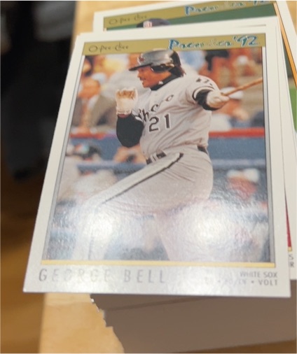 1992 O-Pee-Chee Premier #21 George Bell — front