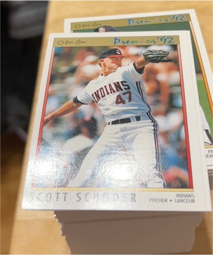 1992 O-Pee-Chee Premier #47 Scott Schroeder — front