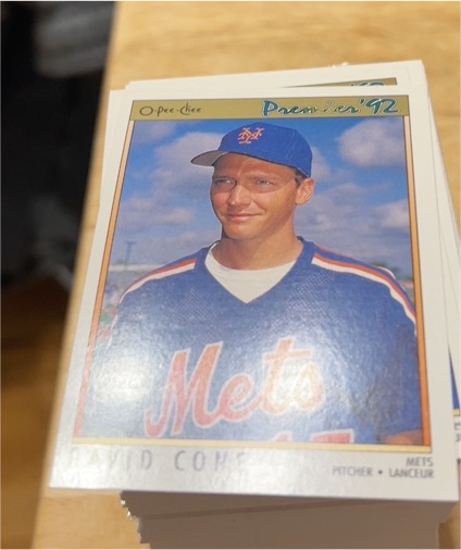 1992 O-Pee-Chee Premier #175 David Cone — front