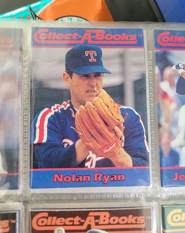 1990 Collect-A-Books #14 Nolan Ryan — front