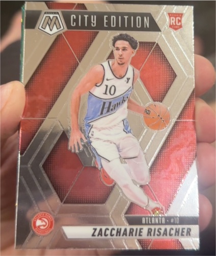 2024-25 Panini Mosaic City Edition #274 Zaccharie Risacher — front