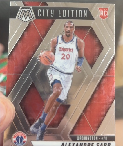 2024-25 Panini Mosaic City Edition #278 Alexandre Sarr — front