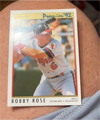 1992 O-Pee-Chee Premier #169 Bobby Rose — front