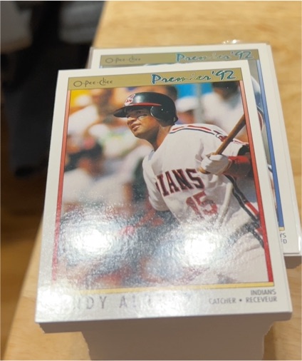 1992 O-Pee-Chee Premier #146 Sandy Alomar Jr. — front