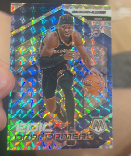 2024-25 Panini Mosaic Thunder Road #6 Shai Gilgeous-Alexander — front