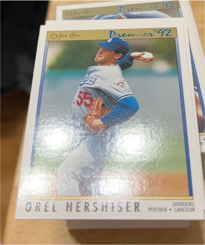 1992 O-Pee-Chee Premier #55 Orel Hershiser — front