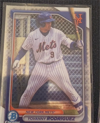 2024 Bowman Draft Chrome #BDC-175 Yovanny Rodriguez — front