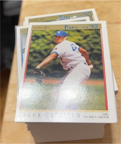 1992 O-Pee-Chee Premier #159 Frank Castillo — front