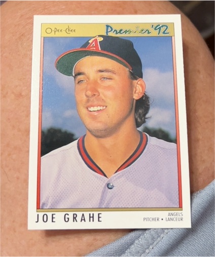 1992 O-Pee-Chee Premier #158 Joe Grahe — front