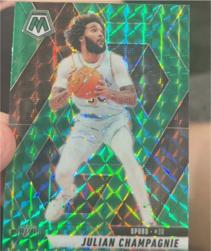 2024-25 Panini Mosaic #30 Julian Champagnie — front