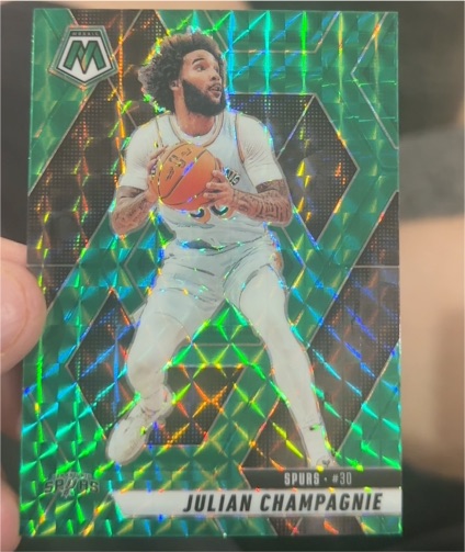 2024-25 Panini Mosaic #109 Julian Champagnie — front