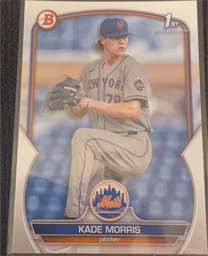 2023 Bowman Draft #BD-86 Kade Morris — front