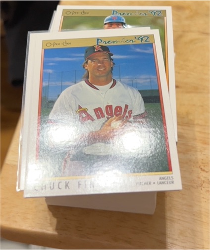 1992 O-Pee-Chee Premier #80 Chuck Finley — front