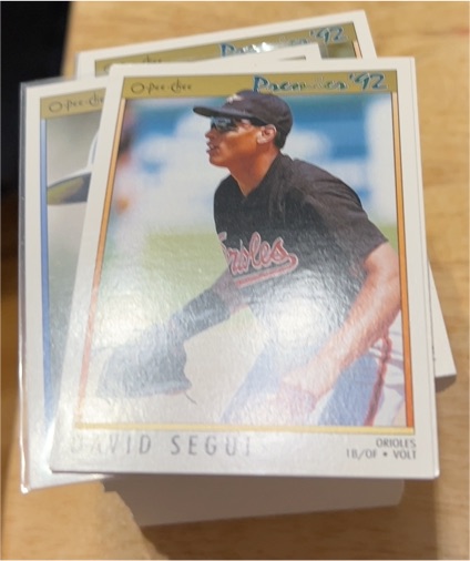 1992 O-Pee-Chee Premier #153 David Segui — front