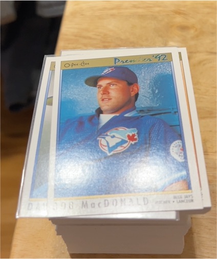 1992 O-Pee-Chee Premier #DAD-908 Dave MacDonald — front