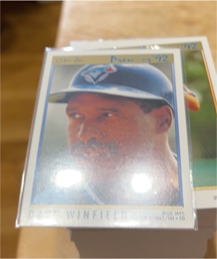 1992 O-Pee-Chee Premier #150 Dave Winfield — front