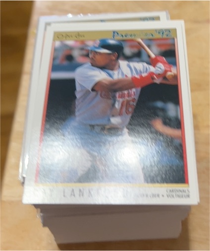 1992 O-Pee-Chee Premier #92 Lance Johnson — front
