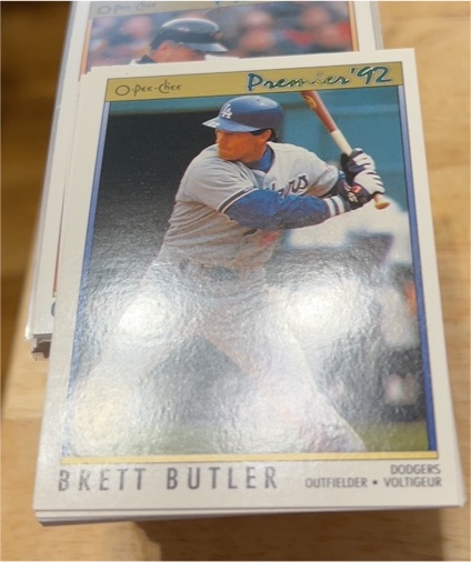 1992 O-Pee-Chee Premier #145 Brett Butler — front