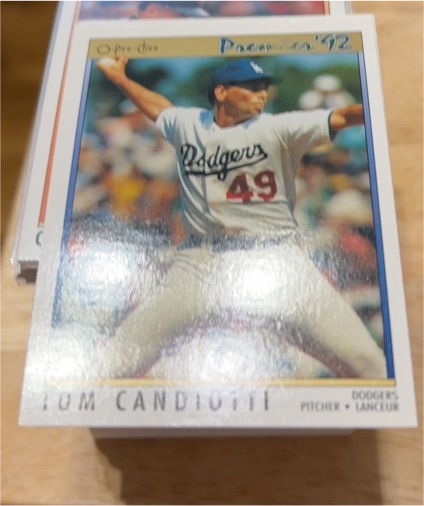 1992 O-Pee-Chee Premier #49 Tom Candiotti — front