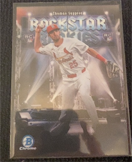 2025 Bowman #RR-17 Thomas Saggese Rockstar Rookies — front