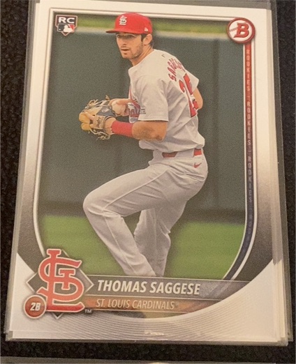 2025 Bowman #57 Thomas Saggese — front