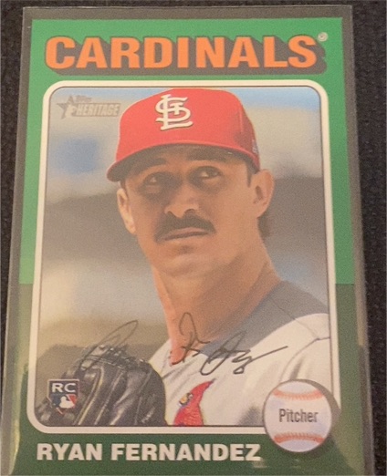 2024 Topps Heritage High Number #702 Ryan Fernandez — front