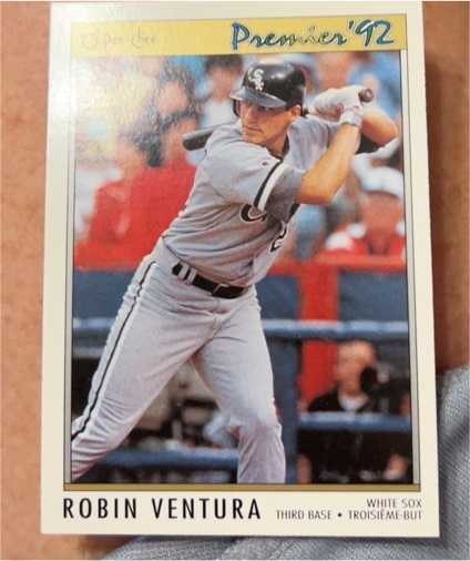 1992 O-Pee-Chee Premier #132 Robin Ventura Chicago White Sox — front