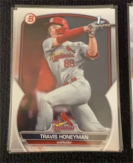 2023 Bowman Draft #BD-95 Travis Honeyman — front
