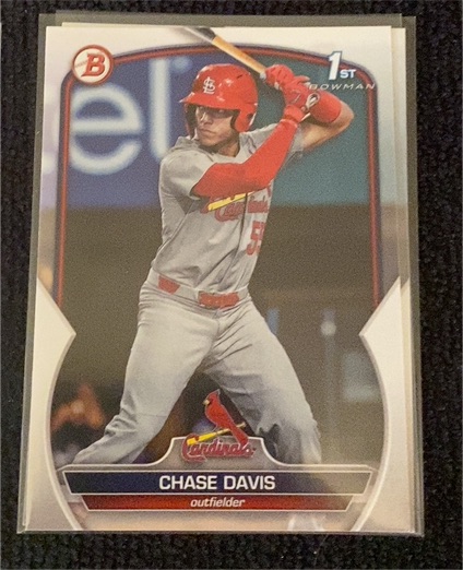 2023 Bowman Draft #BD-48 Chase Davis — front