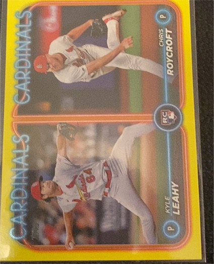 2024 Topps Update #US189 Kyle Leahy / Chris Roycroft — front