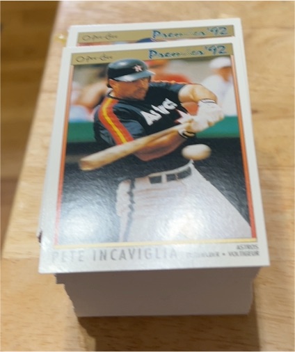1992 O-Pee-Chee Premier #92 Pete Incaviglia — front