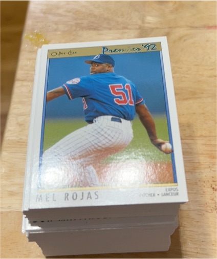 1992 O-Pee-Chee Premier #124 Mel Rojas — front