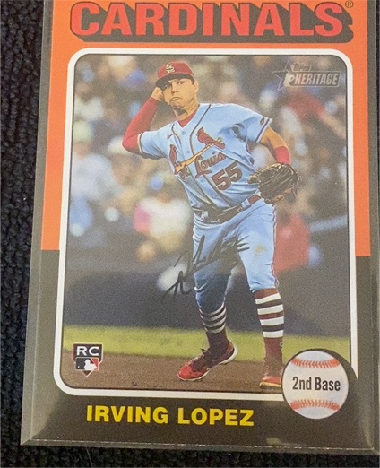 2024 Topps Heritage High Number #634 Irving Lopez — front
