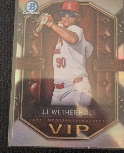 2025 Bowman Chrome #VIP-18 JJ Wetherholt — front