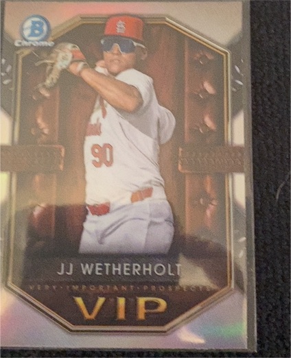 2025 Bowman Chrome #VIP-18 JJ Wetherholt VIP — front