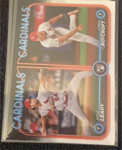 2024 Topps Update #US189 Kyle Leahy / Chris Roycroft — front