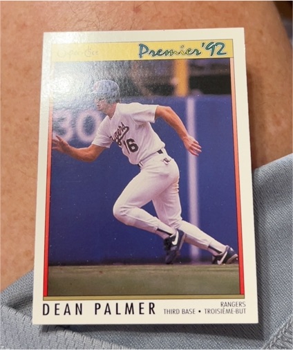 1992 O-Pee-Chee Premier #112 Dean Palmer — front