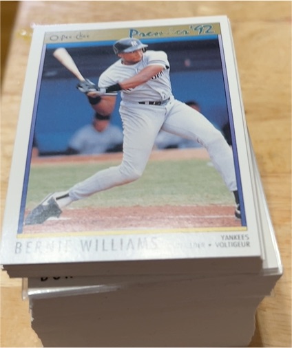 1992 O-Pee-Chee Premier #109 Bernie Williams — front