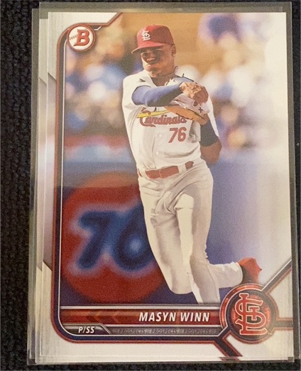 2022 Bowman Draft #BD-170 Masyn Winn — front