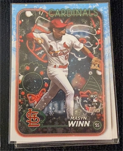 2024 Topps Holiday #H94 Masyn Winn — front