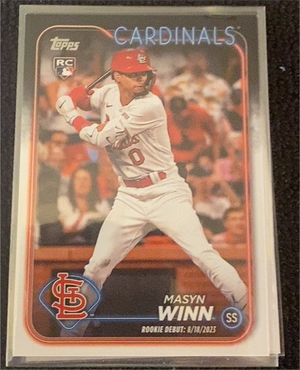 2024 Topps Update #US272 Masyn Winn — front