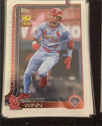 2025 Topps Series 1 #22 Masyn Winn — front