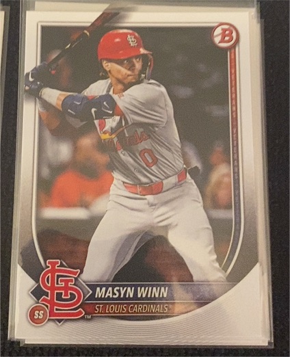 2025 Bowman #100 Masyn Winn — front