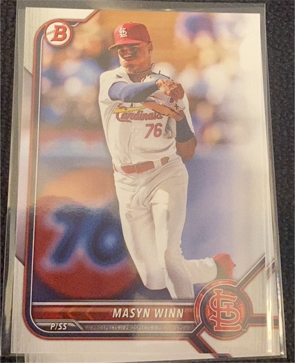 2022 Bowman Draft #BD-170 Masyn Winn — front